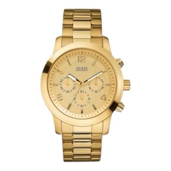 GUESS chronographgraph Gold-Tone Stainless Steel Watch 45mm